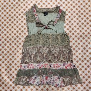 Piano Cute Sleeveless Top
